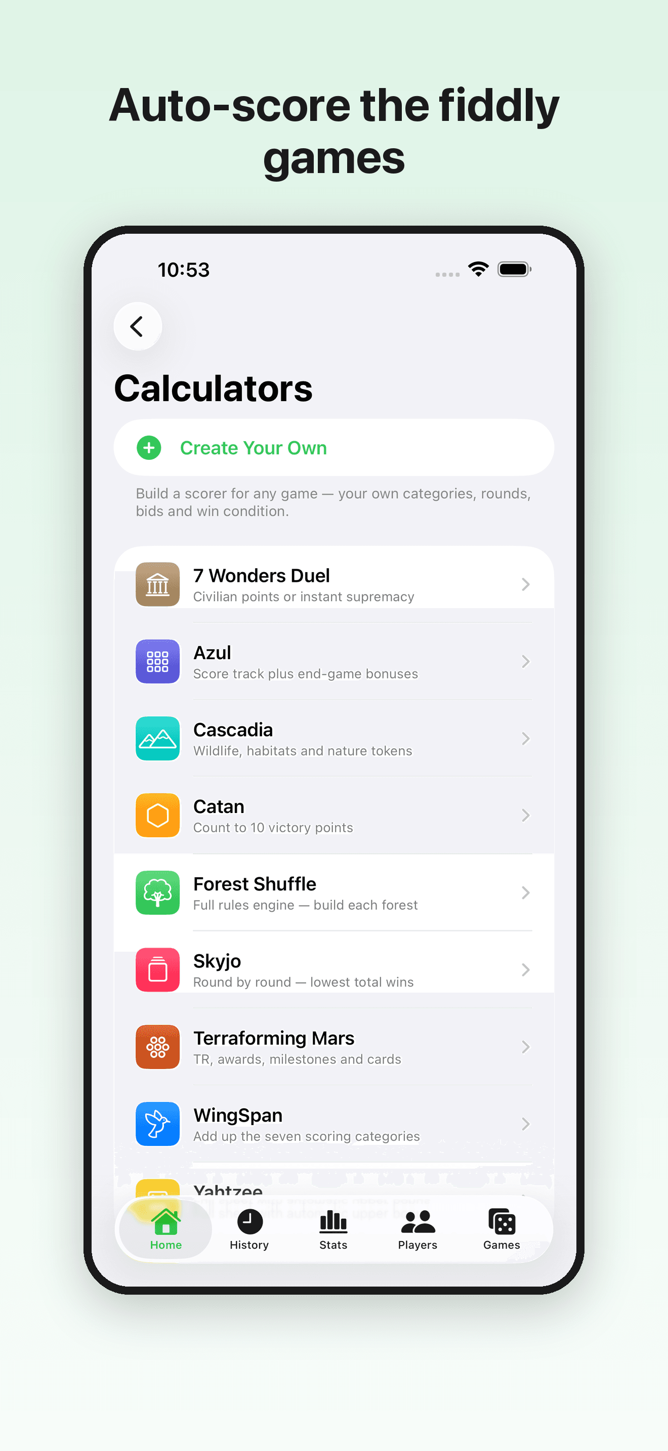 Built-in calculators